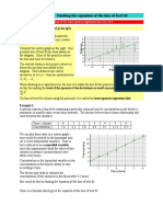 Regression: Finding The Equation of The Line of Best Fit: Background and General Principle