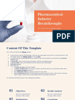 Pharmaceutical Industry Breakthroughs by Slidesgo