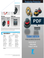 TGM Series TGX Series: Tsubaki Overload Protection Devices