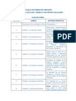 Plan de Curso de Grupos Celulares