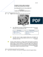 Universiti Tunku Abdul Rahman Centre For Foundation Studies Fhsc1214 Fundamentals of Cell Biology Tutorial 6 Cell Biology and Basic Histology I