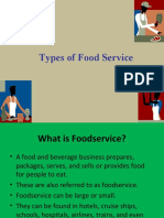 Part 2. Types of Food Service