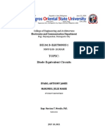 Semestral Report (Diode Equivalent Circuits) Marondo & Evardo