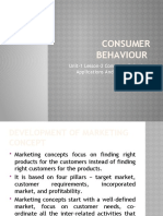 Consumer Behaviour U - 1, L - 2