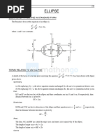 Ellipse: Equation of An Ellipse in Standard Form