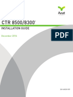 CTR - 8500 - 8300 - Install - Guide - 3.4 - Dec2016 - 260-668240-001