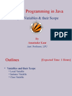 Variables and Data Types