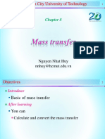 Chapter 8 - Mass Tranfer