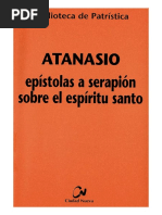 ATANASIO - Epistolas A Serapion Sobre El Espiritu Santo