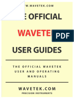 Wavetek User Guides