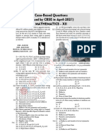 707oswaal Case-Based Questions Mathematics 12th (Issued by CBSE in April-2021)