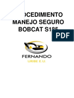 Procedimiento Manejo Seguro Bobcat S185