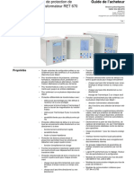 1MRK504080-BFR F FR IED de Protection de Transformateur RET 670 Versions Preconfigurees