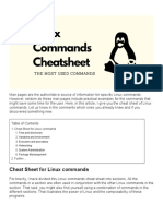 Linux Commands Cheat Sheet - LinuxForDevices