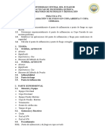 Práctica N°4. Punto de Inflamación y de Fuego en Copa Abierta y Copa Cerrada