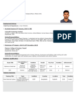 MD Khorshed Alom: Employment History