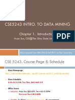 Cse5243 Intro. To Data Mining: Chapter 1. Introduction