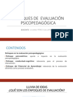 Clase 3 Enfoques de La Evaluación Psicopedagógica 2