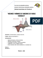 Maximos y Minimos de Funciones de Varias Variables