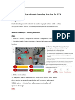 How To Configure People Counting Function For DVR: Background