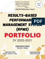 E Rpms Portfolio Design 2 Depedclick