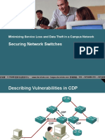 Securing Network Switches: Minimizing Service Loss and Data Theft in A Campus Network