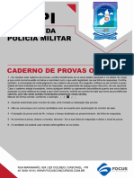 Soldado Da Policia Militar PM Pi Simulado 1