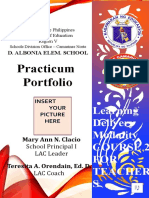 Practicum Portfolio: Learning Delivery Modality Course 2 FOR Teacher S