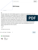 Manually Installing PDF Printer