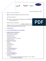 Informe Estado Enfriadora Telecom Alvarado