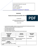 FICHE PRATIQUE. Comparaison Entre Les Exigences Des Normes ISO 9001, 14001 Et OHSAS 18001