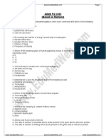 Aiims PG 2005 (Based On Memory)