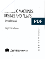 Hydraulic Machines Turbines and Pumps 2ed G I Krivchenko IsBN 1566700019 Lewis Publishers