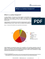 What Is A Carbon Footprint?