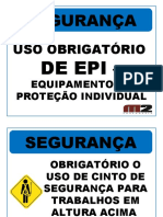 Placas de Sinalização