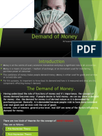 Demand of Money: A Presentation by Sahil Mir