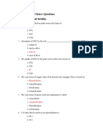 Soil Science MCQs With Answers-1