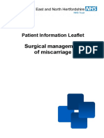 EPU Surgical Management of Miscarriage