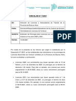 Circular-7-21 Licencia Conducir Argentina