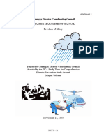 Barangay Disaster Coordinating Council Disaster Management Manual Province of Albay