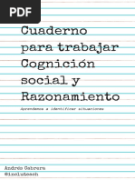 Cuaderno Cognición Social y Razonamiento