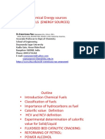 Chemical Energy Sources