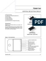 TDA8174A: Vertical Deflection Circuit