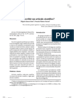 ¿Como Escribir Un Artículo Científico Soler y Piñero