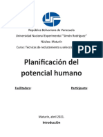 La Planificación Del Potencial Humano