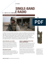 SRX Single-Band Portable Radio: Ready For Action. Built To Last