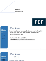 Past Simple Vs Present Perfect Simple & Continuous