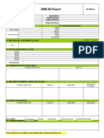 DMN-8D Report: Target Date: Actual Date