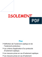 L'isolement Septique