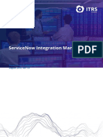 Servicenow Integration Manual: Document Type (I.E. Integration Datasheet)